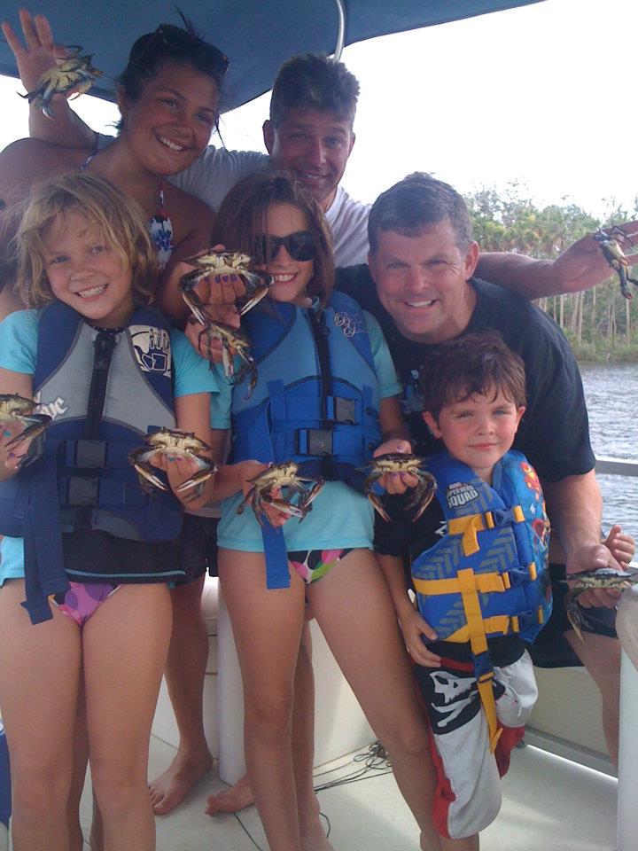Crabbing on Chassahowitzka River, Florida